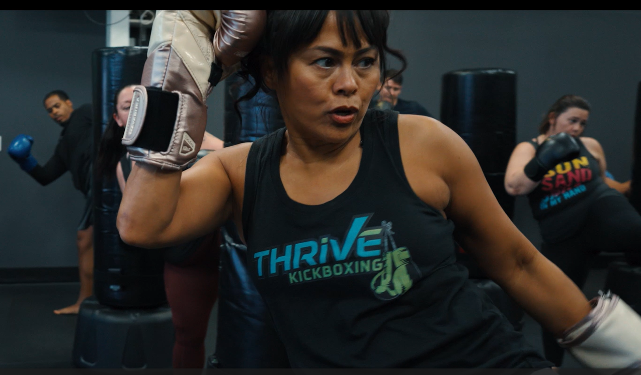 Thrive Kickboxing members community celebration at Craig Road Northwest Las Vegas